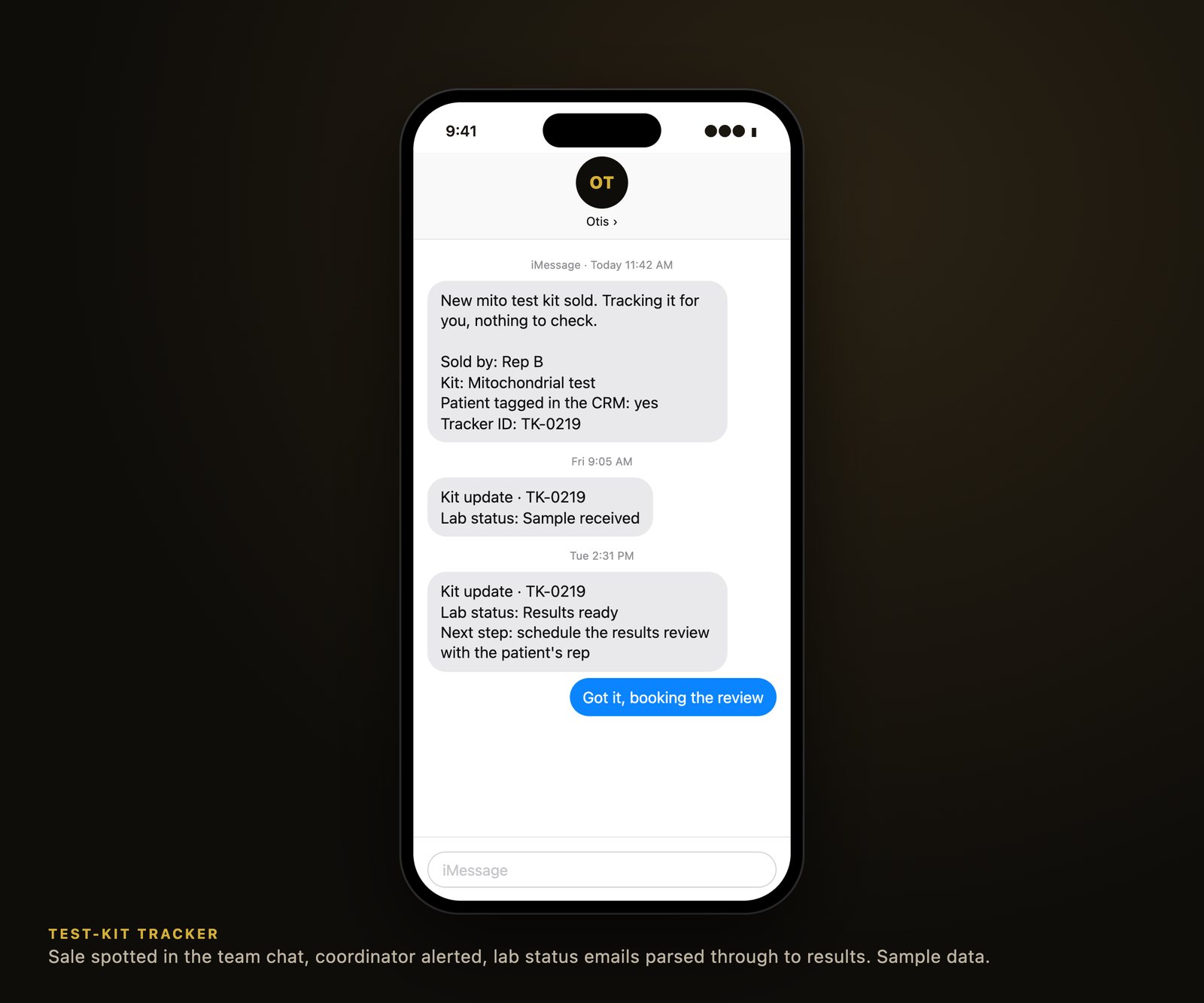 Coordinator alerts